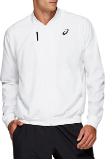 Practice Jacket | Brilliant White | Jackets & Outerwear | ASICS