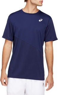 Alternative image view of CLUB M SS TEE, PEACOAT/PEACOAT