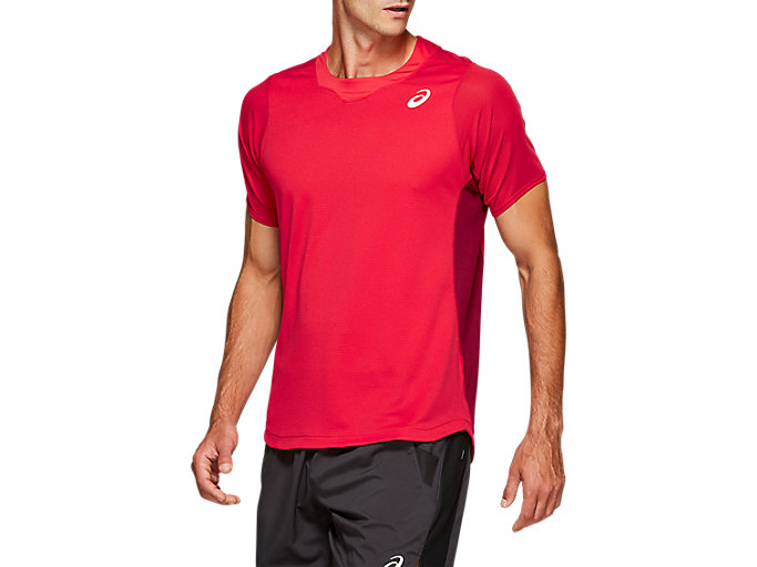 مطعم مادلين Gel-Cool Short Sleeve Top | Speed Red | T-Shirts & Tops | ASICS مطعم مادلين