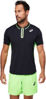 MATCH POLO SHIRT Men Performance Black Mens Tennis Clothing ASICS Australia