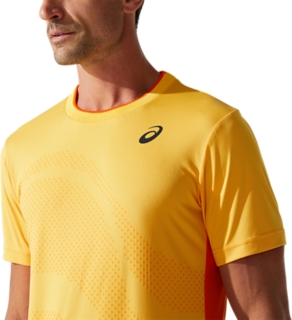 Men's GRAPHIC SHORT SLEEVED TOP | Tiger Yellow | Mens Tennis