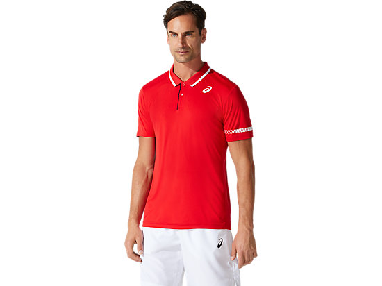 COURT M POLO SHIRT CLASSIC RED