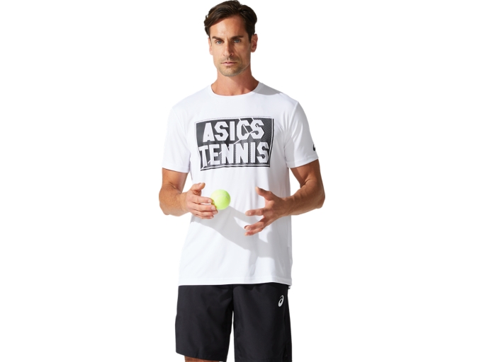 Men's GRAPHIC TEE | Brilliant White | Mens Tennis Clothing | ASICS ...