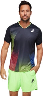 Asics Tm Matchplay Jersey Short Sleeve Workout Shirt For Men Activewear  Athletic Shirt Boys Mens Running Shirts 