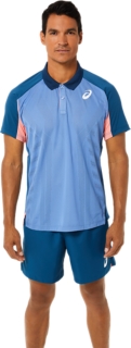 Invloed Ga wandelen Kerel MEN'S MATCH POLO-SHIRT | Light Indigo | T-Shirts & Tops | ASICS