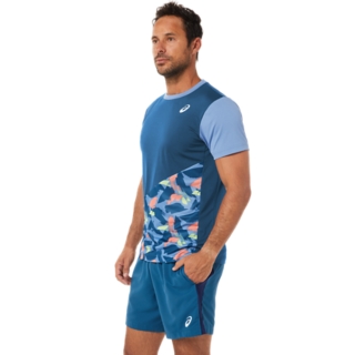 COURT GRAPHIC SHORT SLEEVED TOP, Image 3 of 6