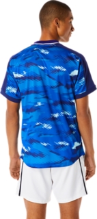 MEN\'S MATCH GRAPHIC SHORT SLEEVE TOP | Dive Blue | T-Shirts & Tops | ASICS