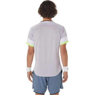 MEN'S MATCH SHORT SLEEVE TOP | Dusk Violet/Soft Sky | T-Shirts & Tops |  ASICS