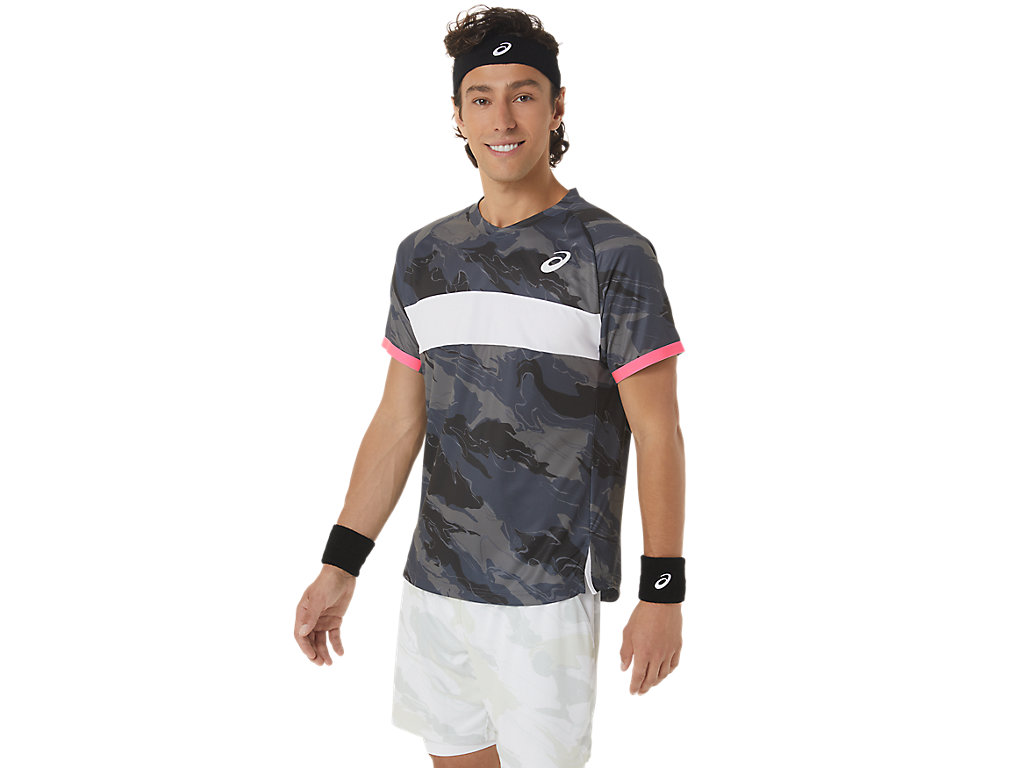 MATCH GRAPHIC SHORT SLEEVED TOP | Men | Carrier Grey | Mens MATCH GRAPHIC SHORT SLEEVED TOP | Men | Carrier Grey | Mens