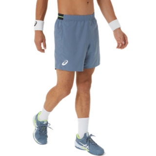 Australian Ace Lines 7in Men's Tennis Shorts - Blu Navy