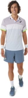 Australian Ace Lines 7in Men's Tennis Shorts - Blu Navy