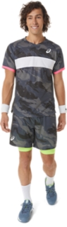 MEN'S MATCH GRAPHIC 7IN SHORT, Carrier Grey, Shorts