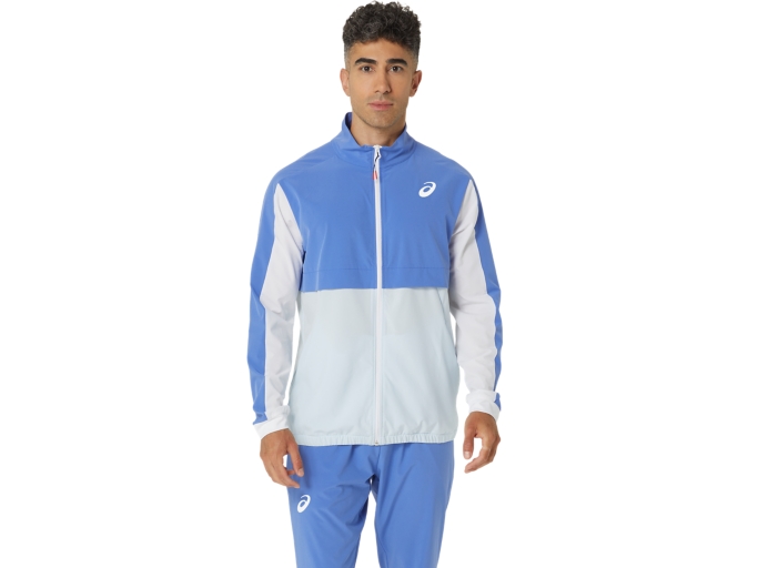 Andequal checked over jacket blue ジャケット checked over jacket