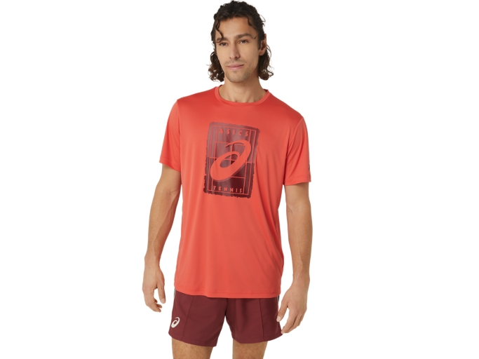 MEN'S COURT GS GRAPHIC TEE | Red Snapper | T-Shirts & Tops 
