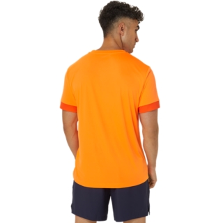 ドライ半袖シャツ | ショッキングオレンジ | メンズ Tシャツ・ポロシャツ【ASICS公式】