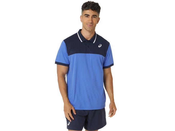 COURT POLO SHIRT | Men | Sapphire/Midnight | Mens Tennis