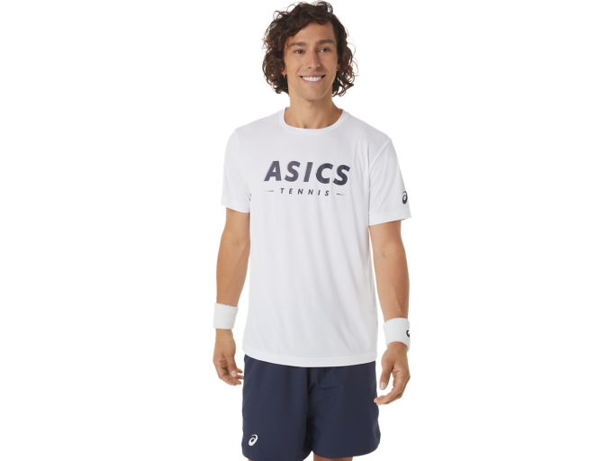 Asics t shirt store junior blanche