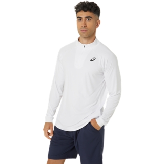 MEN COURT LS 1/2 ZIP TOP