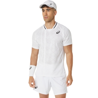 Men's COURT TENNIS GRAPHIC TEE, Brilliant White, T-shirts