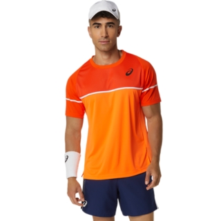 Asics t cheap shirt fille orange