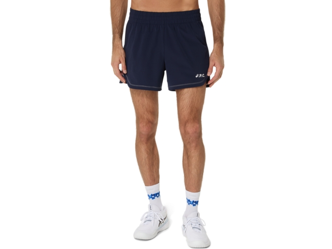 A.P.C. asics オンコート　NAVY L ASICS x APC On Court Shorts Dark Navy Blue Men's - SS25 - US