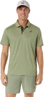 Alternative image view of COURT POLO,  KHAKI GREEN
