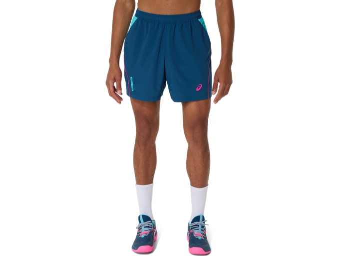 Pantaloncini Da Padel Per Uomo - Shorts Allenamento Tennis - Tessuto Traspirante Dry Fit - Con Tasche E Banda Laterale - Foto 9