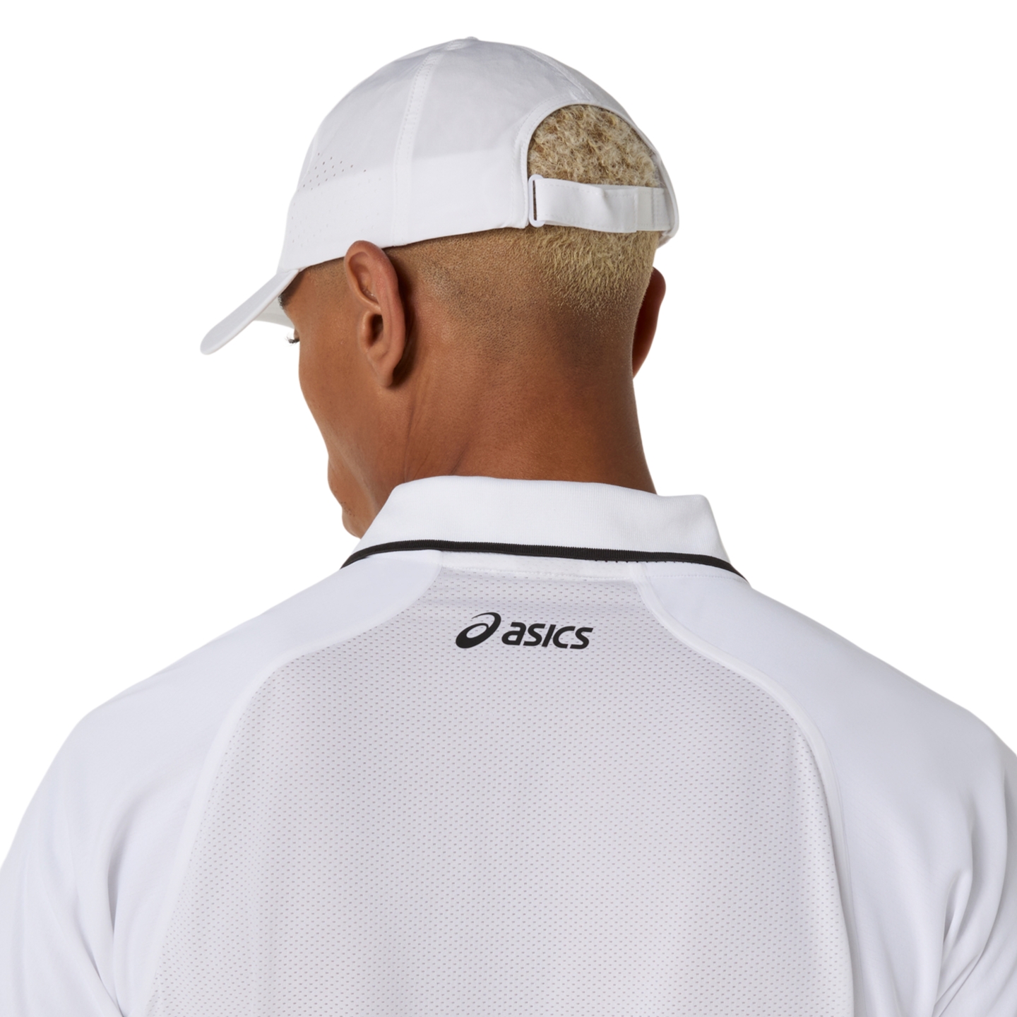 Мужской топ ASICS Match Polo Short Sleeve Top, цвет: Яркий белый — фото 5