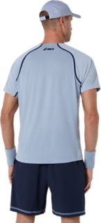 MATCH SHORT SLEEVE TOP, Grey Blue 2