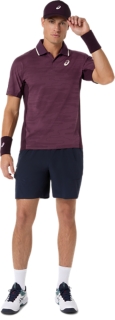 MATCH JACQUARD POLO SHORT SLEEVE TOP, Image 6 of 7