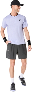 Image 8 of 9 of Men's GRAPHITE GREY NIGHT ENERGY MATCH LASER CUT 7IN SHORT Men’s Shorts