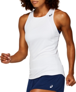 Club Tank Top Brilliant White Sleeveless Shirts ASICS