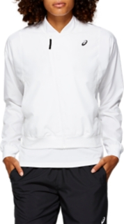 asics jacket white