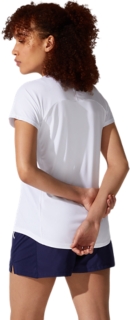 También Meloso radiador Women's COURT W PIPING SS | Brilliant White | T-Shirts | ASICS