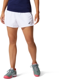 WOMEN'S COURT SHORT, Brilliant White, Shorts & Pants