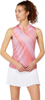 WOMEN'S MATCH TANK | Smokey Rose Sleeveless Shirts | ASICS