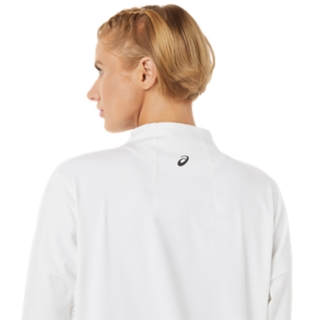 WOMEN S TENNIS JACKET Brilliant White Performance Black