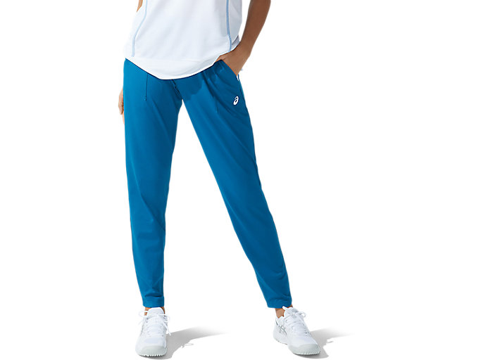 Image 1 of 1 of WOMEN'S TENNIS PANT color Deep Sea Teal/Brilliant White