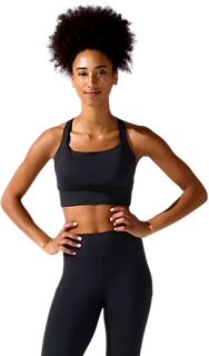 Wirefree Adjustable straps women's zip front sports bra