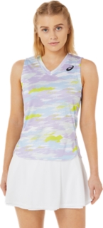 WOMEN'S MATCH GRAPHIC TANK | Murasaki Sleeveless Shirts | ASICS