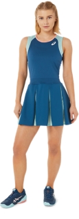 WOMEN'S MATCH DRESS | Light Indigo | Dresses & Skirts | ASICS