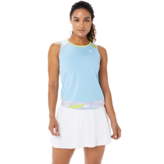 Women's COURT GRAPHIC TANK | Arctic Sky | Womens Tennis Clothing ...