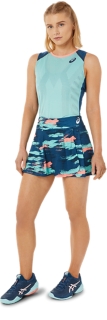 WOMEN'S MATCH GRAPHIC SKORT | Light Indigo | Dresses & Skirts | ASICS