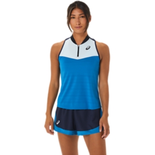 WOMEN'S MATCH TANK | Sky/Reborn Blue | Sleeveless Shirts | ASICS