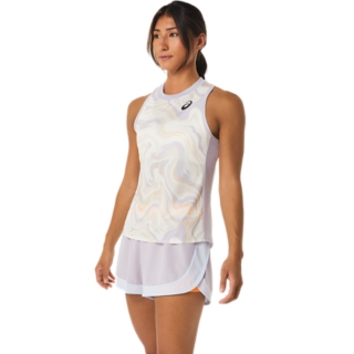 WOMEN'S GRAPHIC TANK Dusk Violet Sleeveless Shirts | ASICS