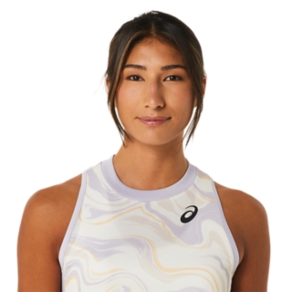 Women's MATCH GRAPHIC TANK, Dusk Violet