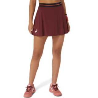 ASICS Women's Baseline Volleyball Shorts, Maroon, X-Small 