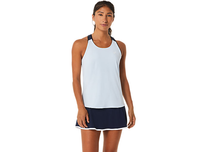 Image 1 of 5 of Women's Soft Sky/Midnight COURT TANK Womens Tennis Clothing