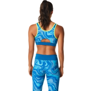 Women's GRAPHIC BRA, Reborn Blue, Sports Bras