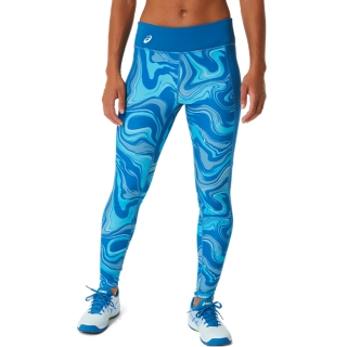 WOMEN'S GRAPHIC TIGHT | Reborn Blue | Tights & Leggings | ASICS